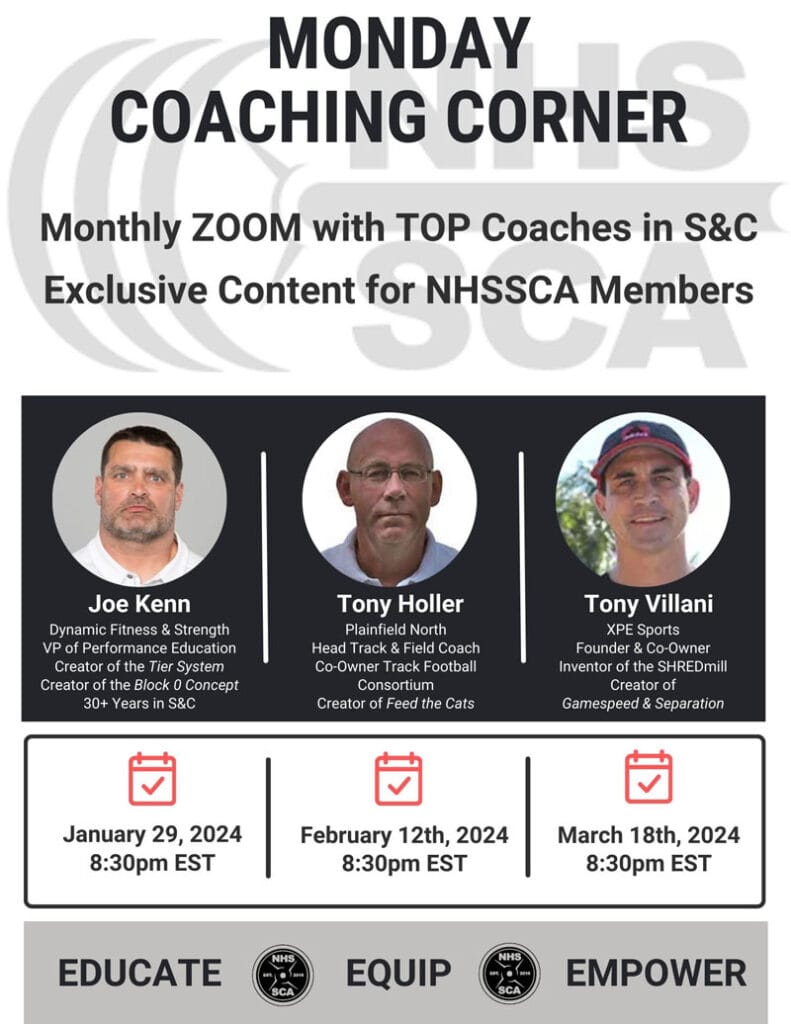 Coaches Corner An Evening with Joe Kenn National High School